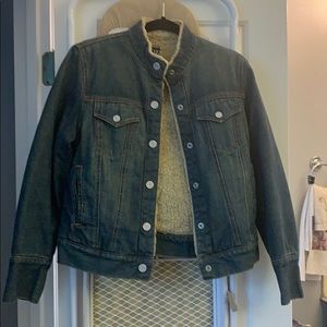 Gap Sherpa lined denim jacket